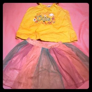 Cute Tank and skirt outfit